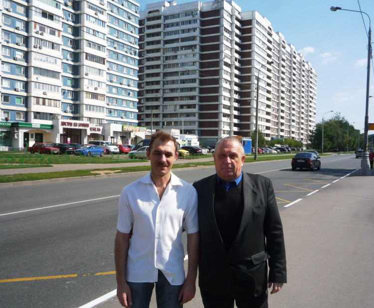 генерал-майор ветеринарной службы Виталий Ветров с Геннадием Зыбенко