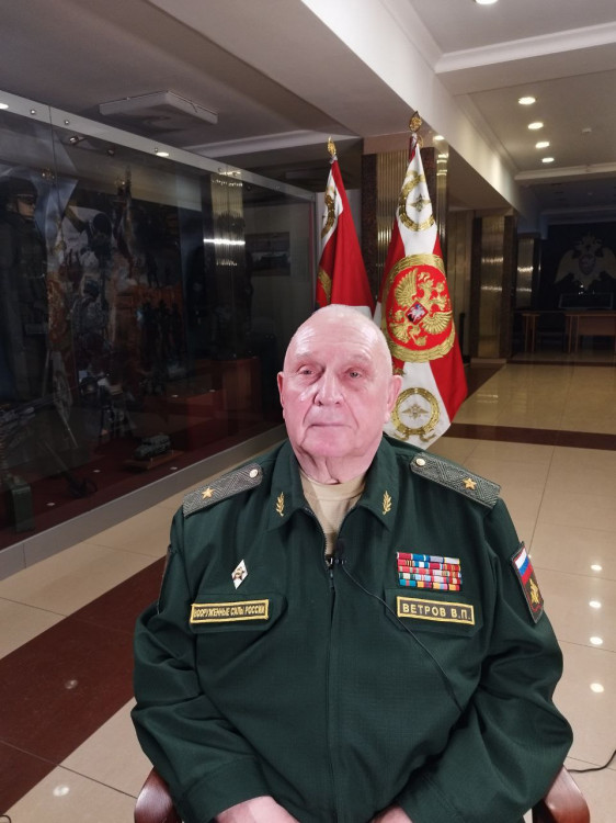 генерал-майор ветеринарной службы В.П. Ветров