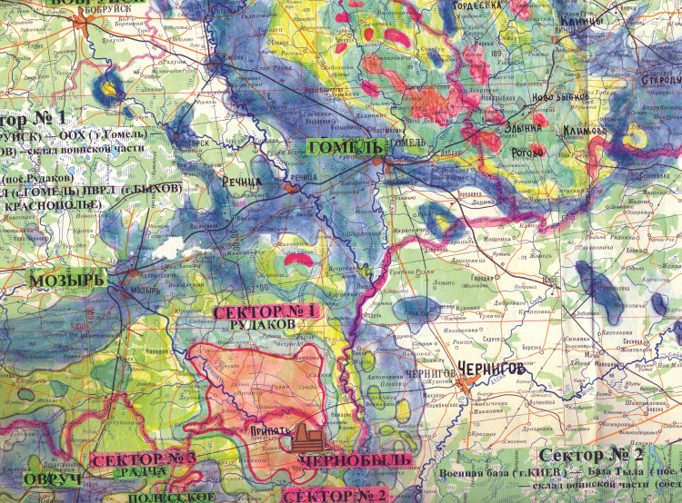 Сектора ветеринарных служб военных округов 1986 г