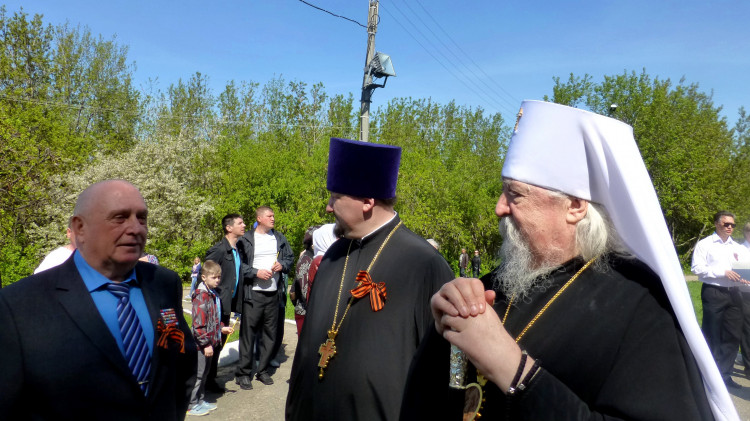 генерал-майор ветеринарной службы В.П. Ветров на встрече