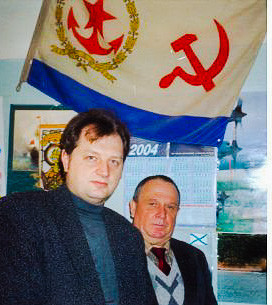 генерал-майор ветеринарной службы Виталий Ветров  и Андрей Гавриленко. Красная Звезда.