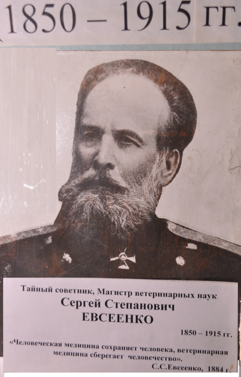 С.С. ЕВСЕЕНКО. Тайный Советник, магистр ветеринарных наук