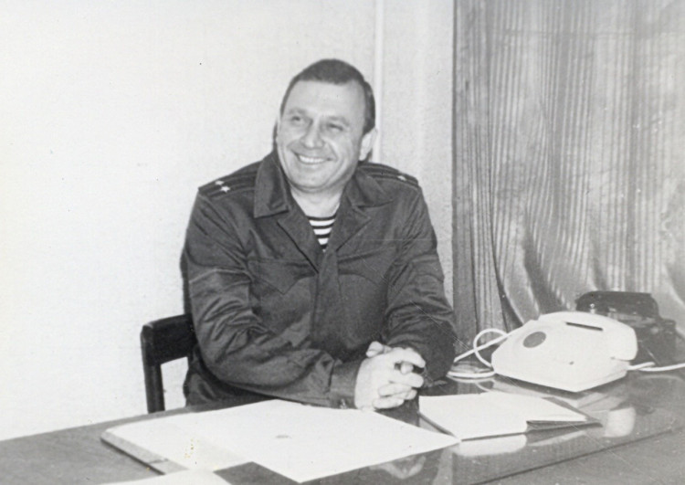 подполковник Ветров В.П. Первый сектор БВО. д.Перки.1986г