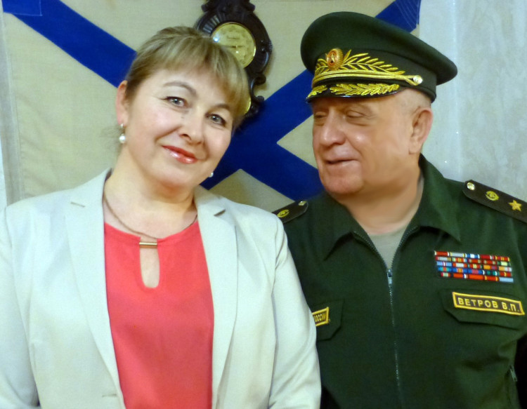 генерал-майор ветеринарной службы В.П. Ветров. Надежда Юрьевна