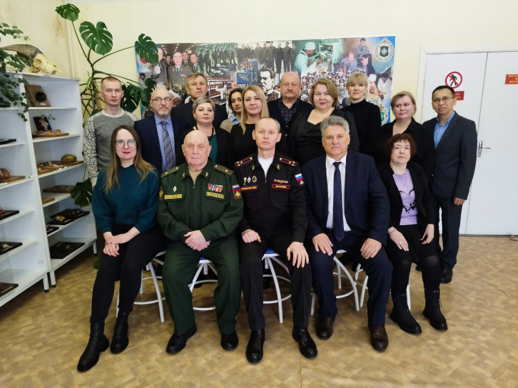 генерал-майор ветеринарной службы Виталий Ветров с коллегами. 11.02. 2026г.