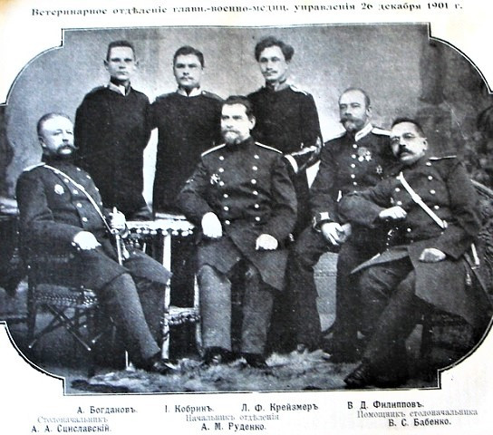  Военно-ветеринарный отдел 1901 года